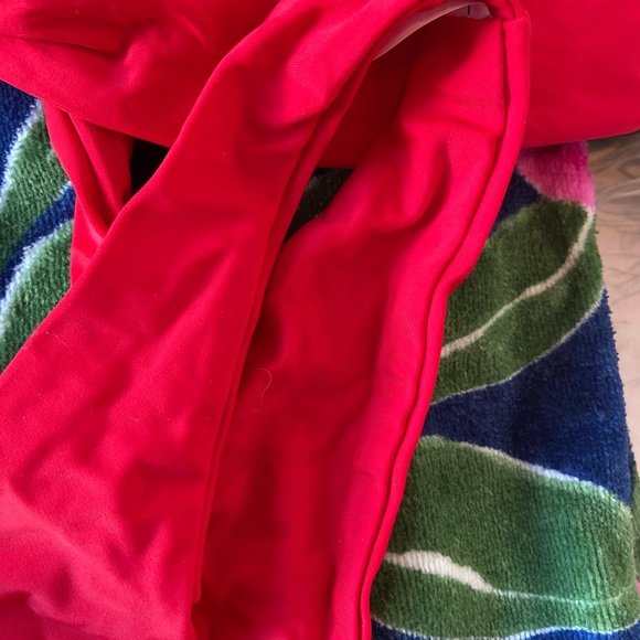 BNWT! Gorgeous red one shoulder bikini set!! ๐๐ - Picture 4 of 5